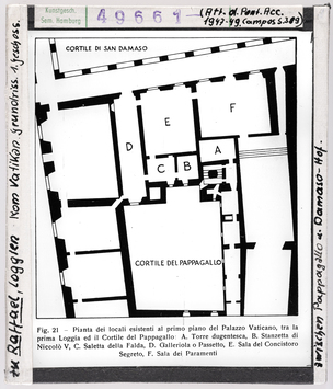 Vorschaubild Raffael: Vatikan, Loggien, Grundriss 